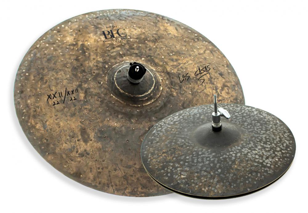 Kit de Pratos BFC Brazilian Finest Cymbals KIT5 Douglas Las Casas Signature Hihat 16" e Ride 22.22"