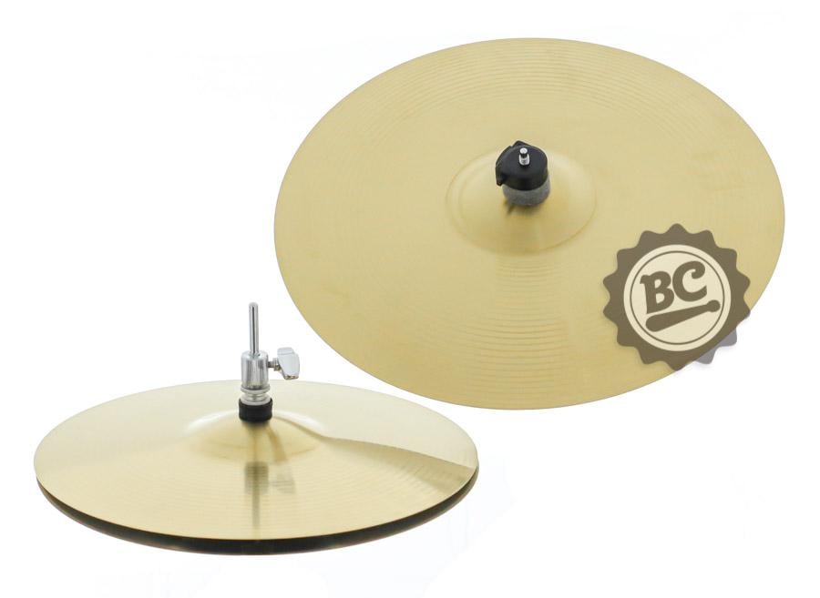 Kit de Pratos X-Pro by C. Ibañez P2 em Brass Alloy Set com Chimbal 13", Crash 16" e Bag