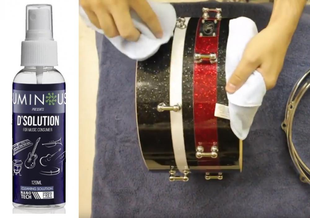 Limpador de Tambores, Ferragens e Pratos DSolution Cleaner COMPRE 1, LEVE 2! Nano Tech Cleaning
