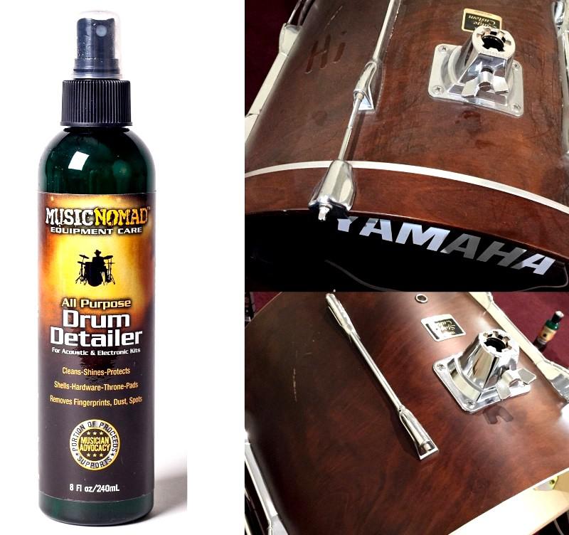 Limpador de Tambores, Ferragens e Pratos Music Nomad MN110 Drum Detailer para limpar e proteger