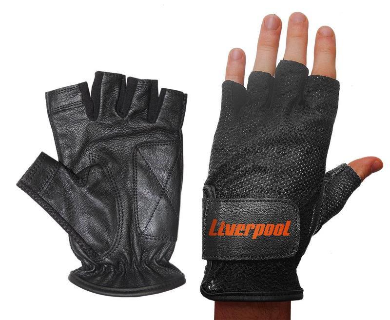 Luvas Protetoras Liverpool Finger-Less Grande LU-SDX Protege contra Calos e Suor