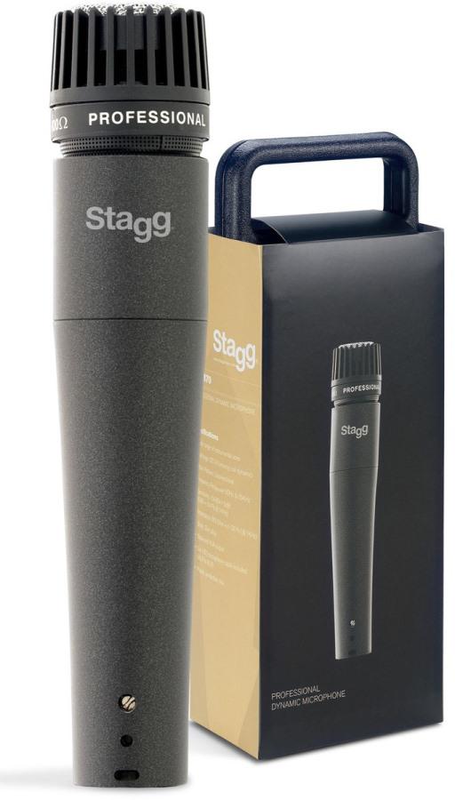 Microfone Stagg SDM70 Dinâmico para Caixa, Over e Uso Geral em Bateria e outros instrumentos