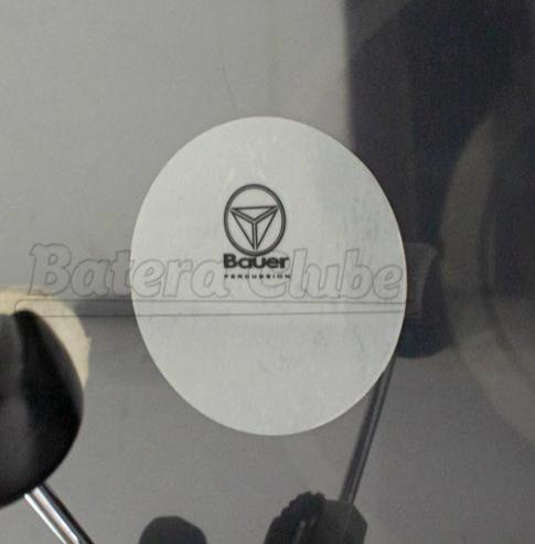 Pad de Bumbo Bauer by Torelli BAU84 Pad Kick em Poliéster para Pedal Simples