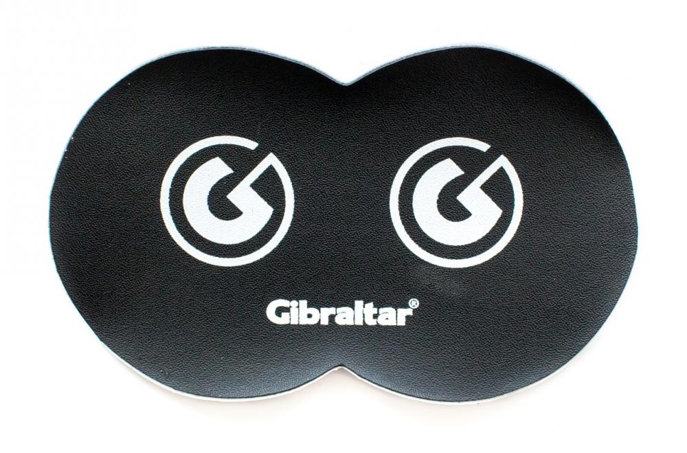 Pad de Bumbo Gibraltar SC-DPP para proteger pele de bumbo compatível pedal duplo Pad Kick (019365)