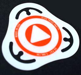 Pad de Bumbo Slug Impact Pads BB-TP Triad Pad para Pedal Simples Pad Kick Transparente