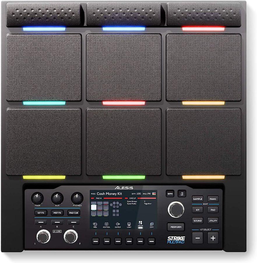Pad de Efeitos Alesis Strike Multi Pad, Sampler, Percussão, Bateria Eletrônica, Efeitos e Looper