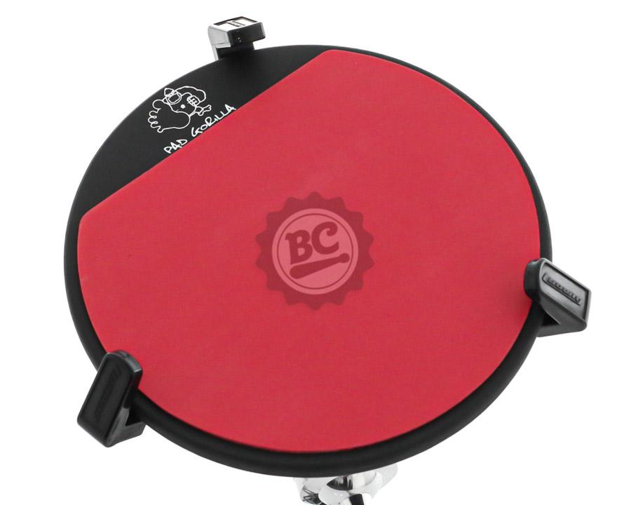Pad de Estudo Gorilla Clássico 12" Red PG12V com Borracha Superior Independente da Base de Madeira