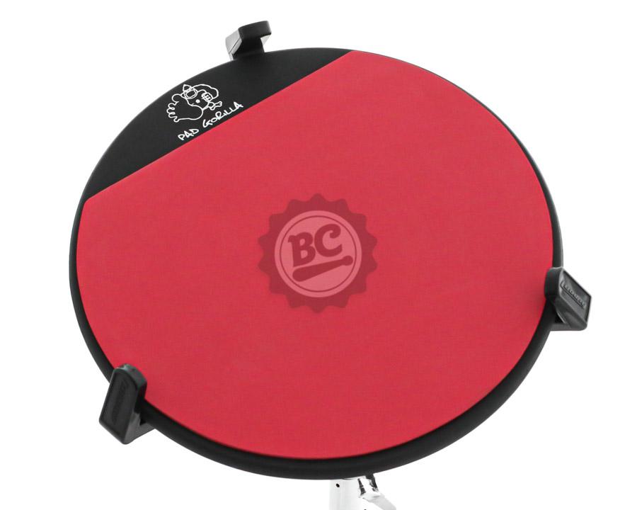 Pad de Estudo Gorilla Clássico 14" Red PG14V com Borracha Superior Independente da Base de Madeira