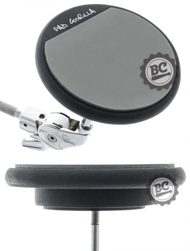 Pad de Estudo Gorilla Clássico 6" Cinza PGR6C com Rosca Inferior para Fixar em Estantes 8mm