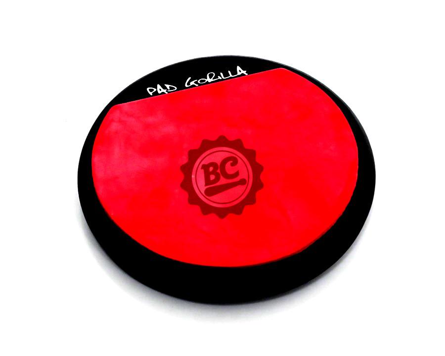 Pad de Estudo Gorilla Clássico 6" Red PG6V com Borracha Superior Independente da Base de Madeira