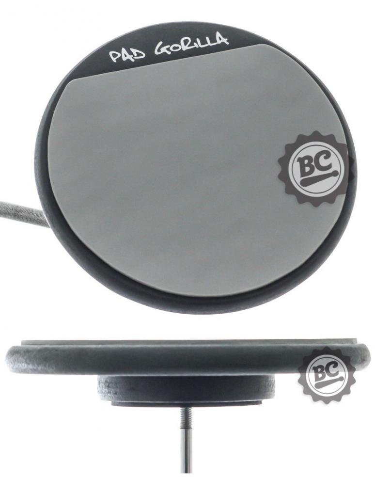 Pad de Estudo Gorilla Clássico 8" Cinza PGR8C com Rosca Inferior para Fixar em Estantes 8mm