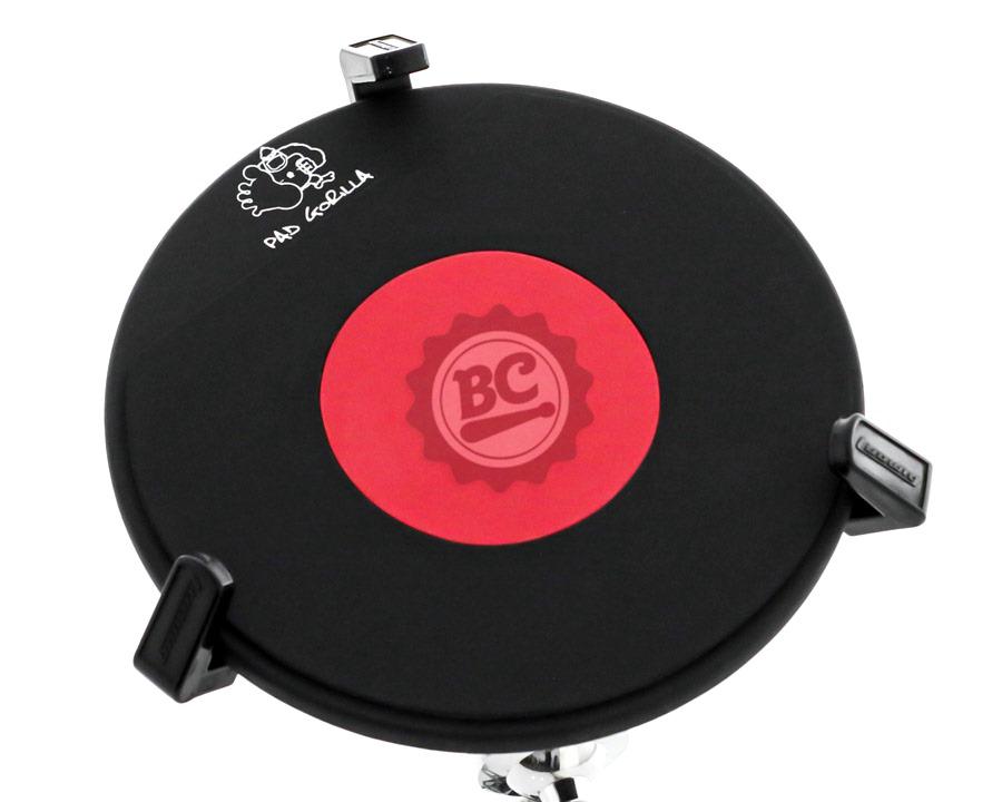 Pad de Estudo Gorilla Duplo 12" Red PGD12V com 2 borrachas na parte superior e macia parte inferior