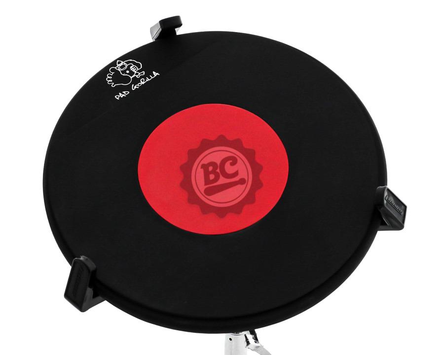 Pad de Estudo Gorilla Duplo 14" Red PGD14V com 2 borrachas na parte superior e macia parte inferior