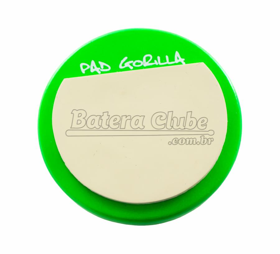 Pad de Estudo Gorilla Pocket Verde 4" PGP4VD Fluorescente com Rosca 8mm na parte inferior