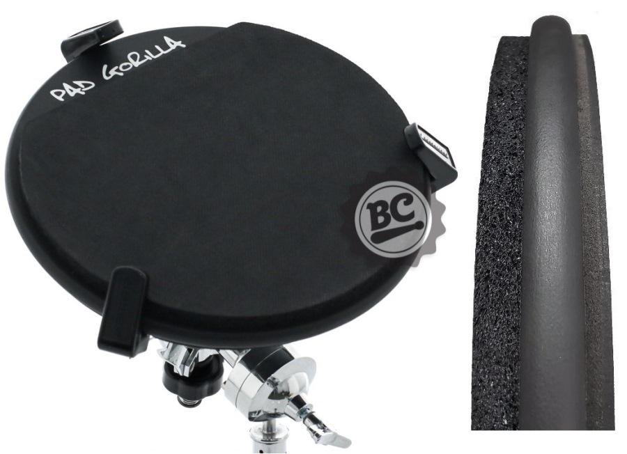 Pad de Estudo Gorilla Soft Pad 12" PGSF12 com borrachas de duas densidades e tecnologia micro bolha