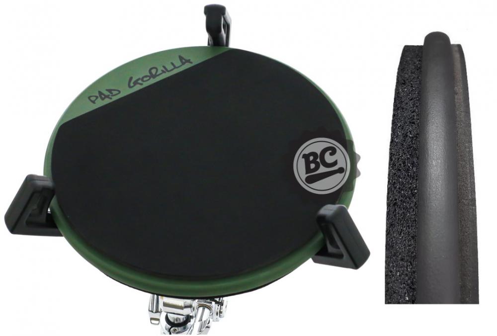Pad de Estudo Gorilla Soft Pad 12" Verde PGSFVD12 borrachas duas densidades tecnologia micro bolha
