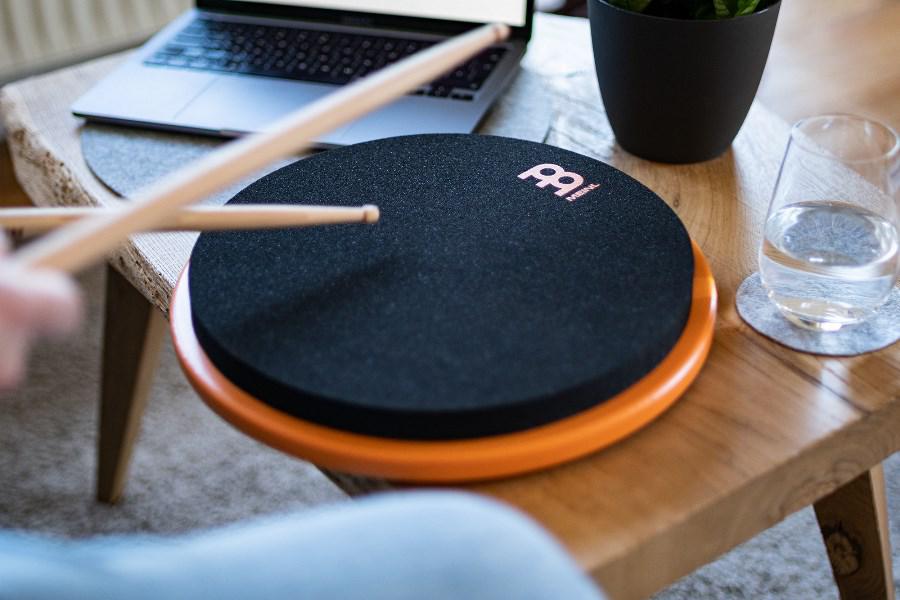 Pad de Estudo Meinl Marshmallow Practice Pad Orange 12" MMP12OR macio mais silencioso e menor rebote