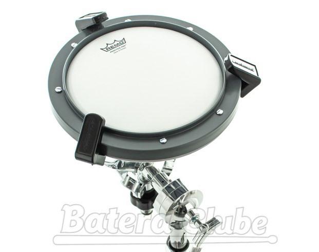 Pad de Estudo Remo 08" Cinza com Pele Ambassador Coated com Resposta tipo Caixa (10552)