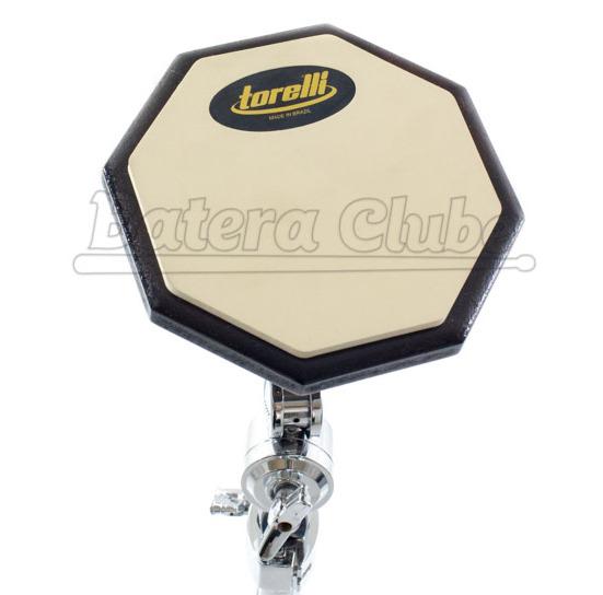 Pad de Estudo Torelli TA552 Tamanho Pequeno 6" Borracha Heavy com Rosca Inferior para Estantes