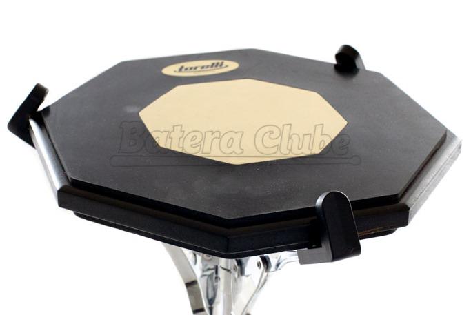Pad de Estudo Torelli TA555 Tamanho Grande 12" e Borracha Heavy com 2 superfícies e durezas