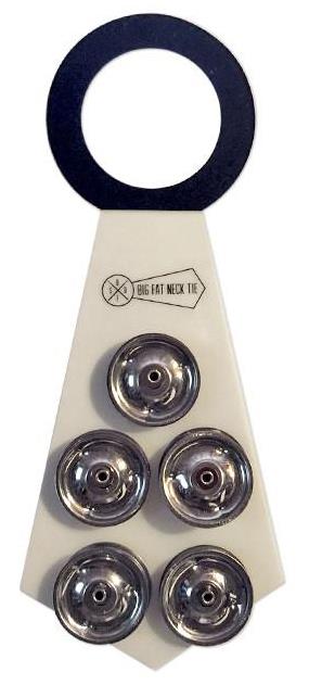 Pandeirola de Prato Big Fat Snare Drum Neck Tie BFSDNT Fixar nos Pratos como Chuveirinho e Efeitos