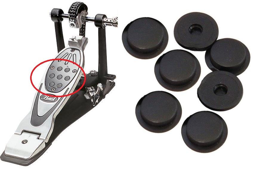 Pastilha de Borracha para Pedal Pearl Eliminator e Demon Drive NP-283N/7 Traction Grip