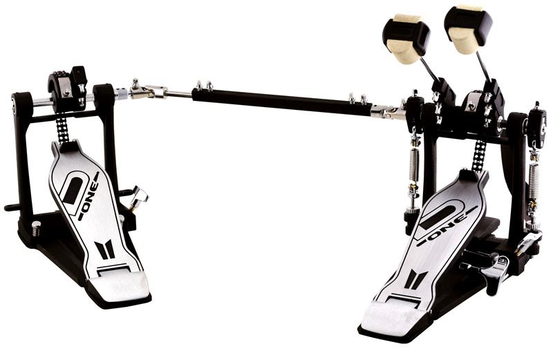 Pedal Duplo D-One DP20 Double Chain Drive com Corrente Dupla e Batedor 4 Faces