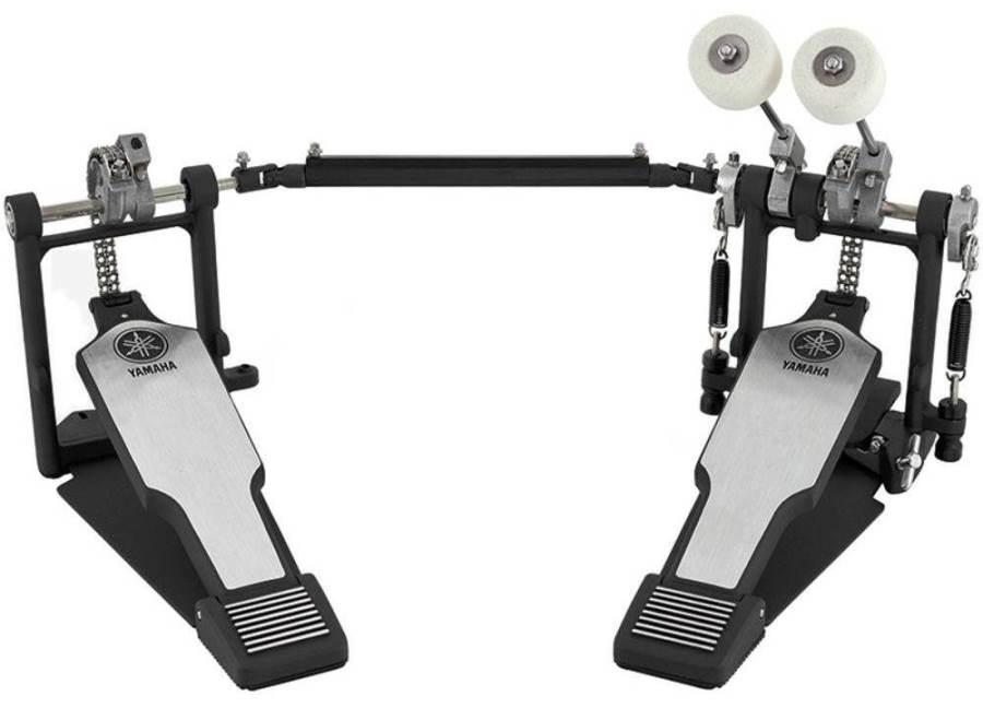 Pedal Duplo Yamaha DFP8500C Dual Chain Drive Long Footboards com Corrente Dupla