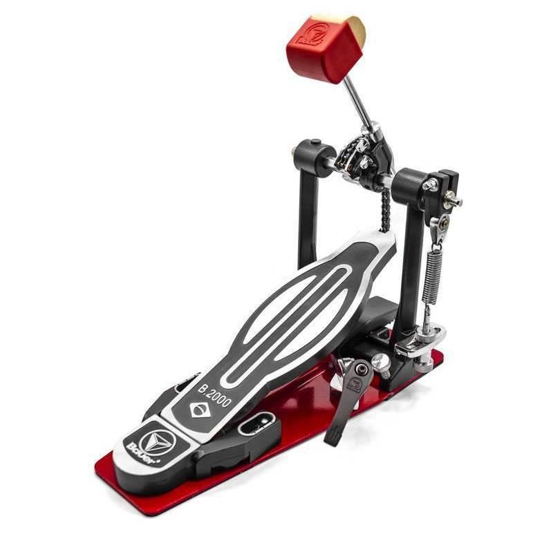 Pedal Simples Bauer B-2000 Series BPD20 com Batedor de 2 Faces com Memória e Extensor de Sapata