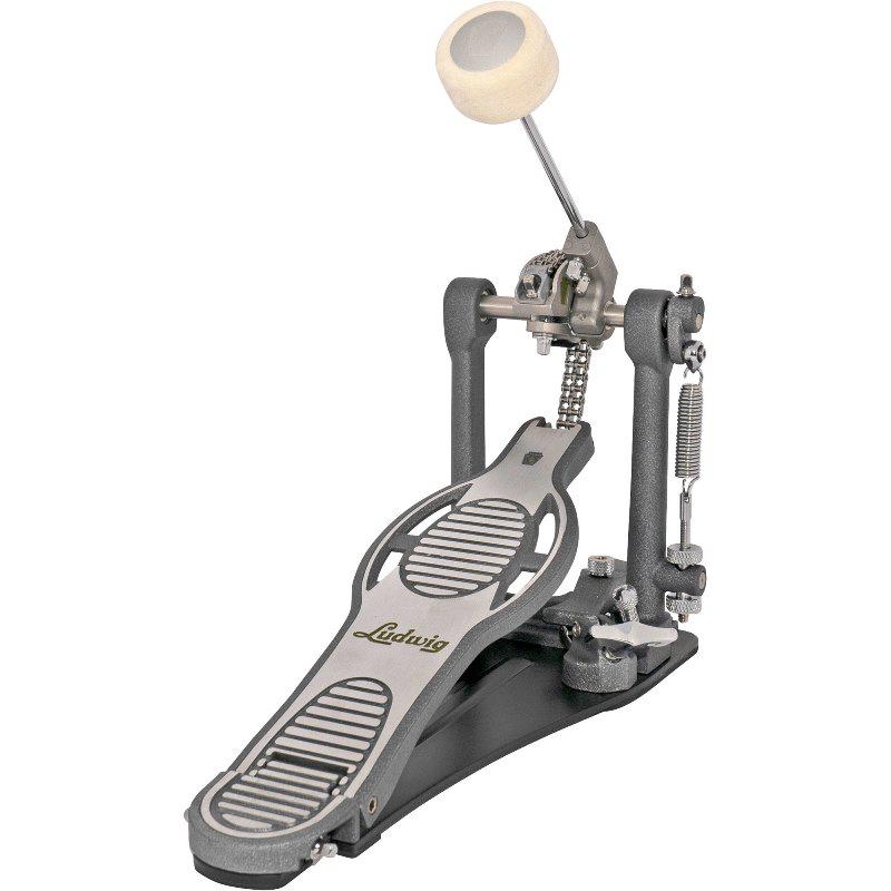 Pedal Simples Ludwig Speed Flyer L204SF Dual Chain Drive com Batedor Speed Sizing TOP Lançamento