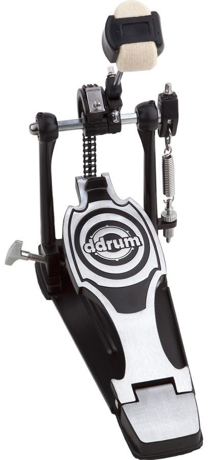 Pedal Simples DDrum RX Series RXP Dual Chain Drive System com Batedor de 4 faces e Corrente Dupla