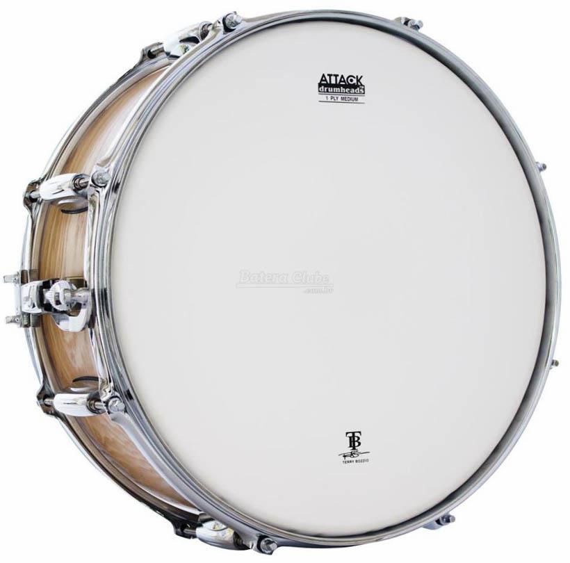 Pele Attack Drumheads Terry Bozzio Signature Coated 13" Porosa Clássica Dura Coat TB13C