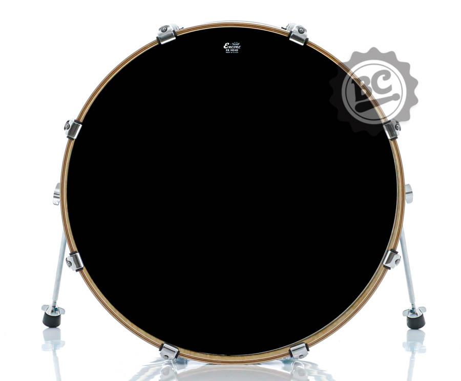 Pele Encore Remo Ambassador Ebony Bass 18" resposta de bumbo (10619)
