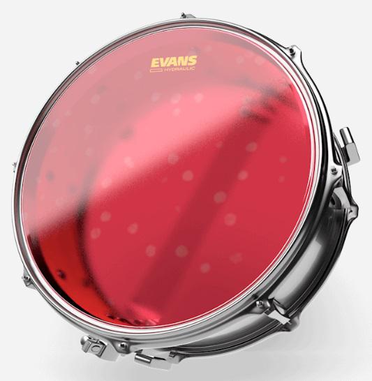 Pele Evans Hydraulic Red Coated 14" B14HR Dupla com Óleo Entre os Filmes para Caixa (030415)