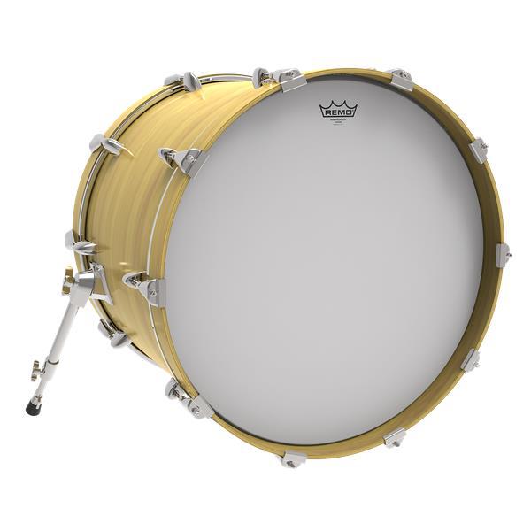 Pele Remo Ambassador Coated Bass 20" porosa clássica de bumbo (10689)