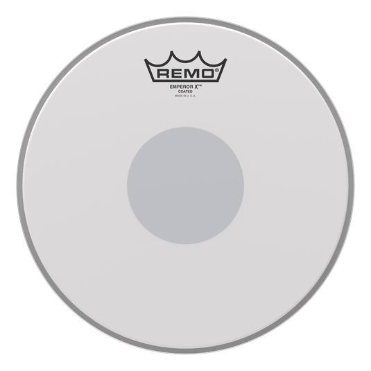 Pele Remo Emperor X Coated 10" Filme Duplo com Bola Central CS de Reforço (10807)