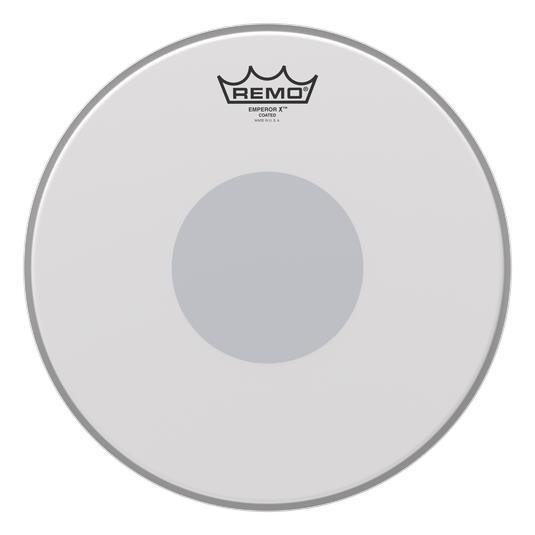 Pele Remo Emperor X Coated 12" Filme Duplo com Bola Central CS de Reforço (10808)