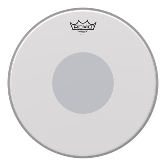 Pele Remo Emperor X Coated 14" Filme Duplo com Bola Central CS de Reforço (10810)