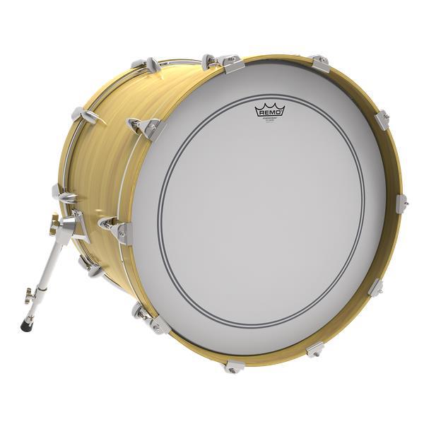Pele Remo Powerstroke 3 Coated Bass 20" porosa com anel abafador interno (10428)