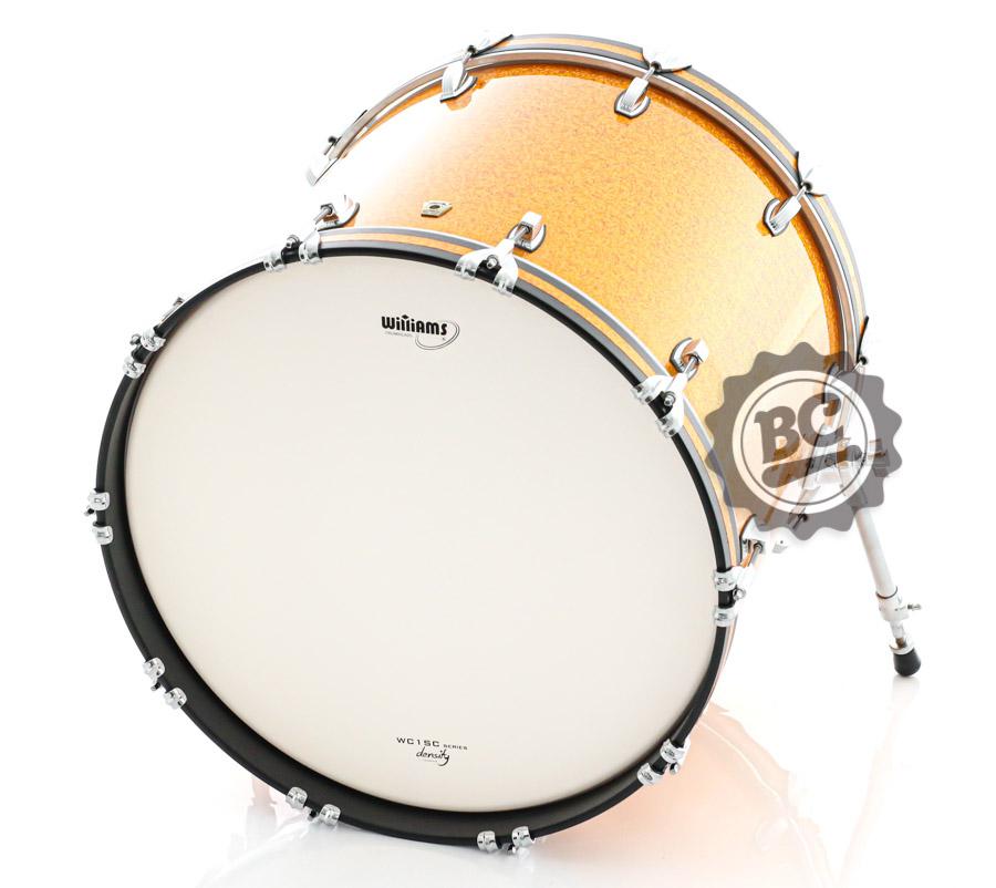 Pele Williams Density WC1SC Coated com Anel 22" Bumbo Porosa com Anel Abafador WC1SC-250-22