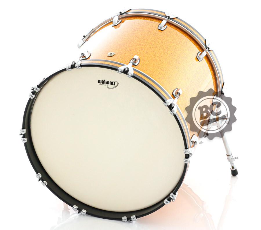Pele Williams Vintage Tone WVT1 de Bumbo 24" visual em couro animal sintético WVT1-EH280-24