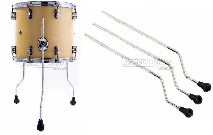 Pés de Surdo Torelli TA046 Air Seal Kit com 3 Unidades compatível com diversas marcas