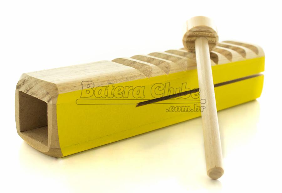 Reco-Reco Percubo Mafagafo BR07 Som de Bloco e Trac (Musicalização Infantil)