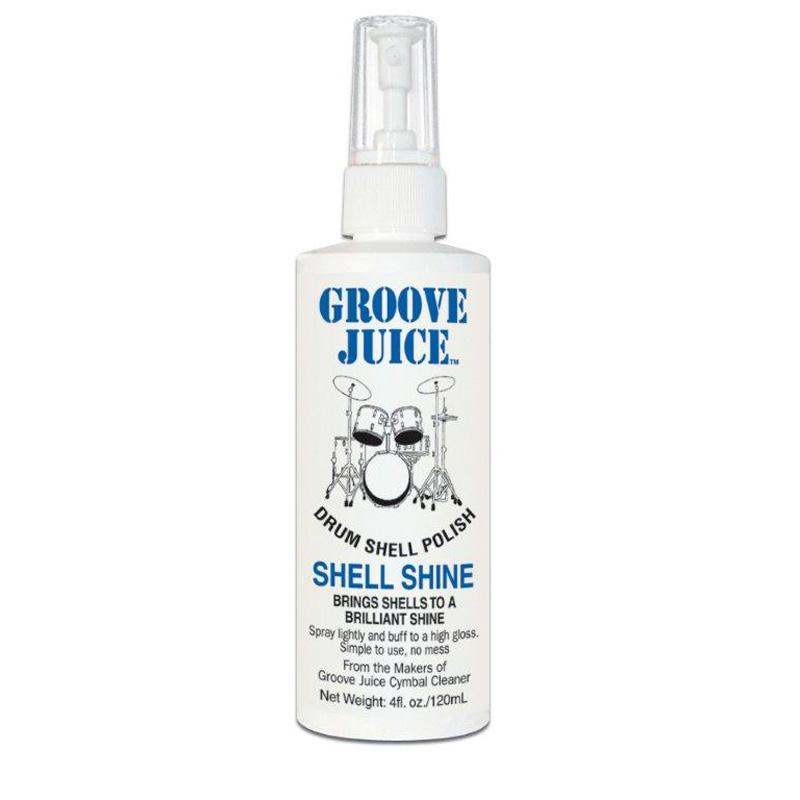 Limpador e Polidor de Tambores e Ferragens Groove Juice Shell Shine Drum Polish todas as marcas
