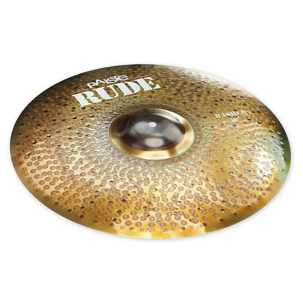 Prato Paiste RUDE Basher 18" Rude B-18 ótimo e encorpado Crash Ride