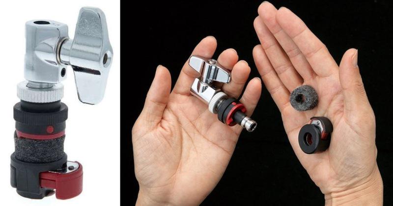 Presilha de Chimbal Tama QHC7 Iron Cobra Quick-Set Hihat Clutch Tira o Prato com 1 Click
