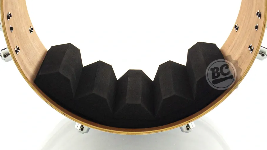 Abafador de Bumbo Kick Control KC14PR Preto com Profundidade até 14" e Diâmetro 18" a 26"