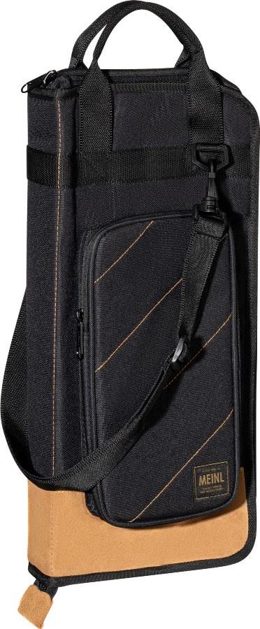 Bag de Baquetas Meinl Classic Woven Stick Bag Black MCSBBK com diversas divisões e padrão top