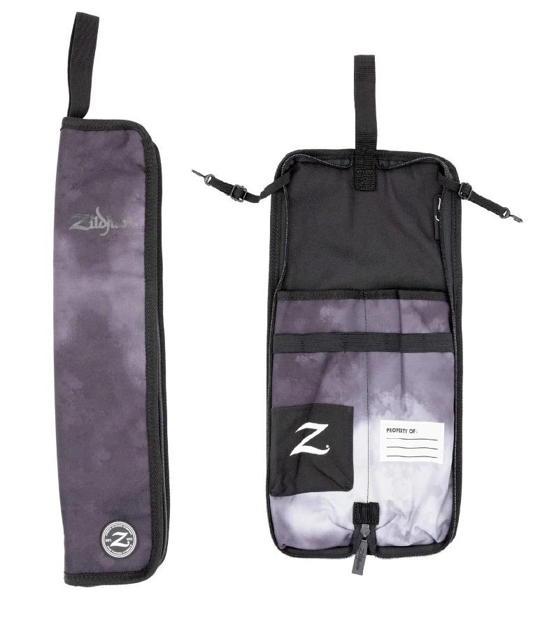 Bag de Baquetas Zildjian Black Rain Cloud compacta com diversas divisões e padrão top ZXSB00101 (16865)