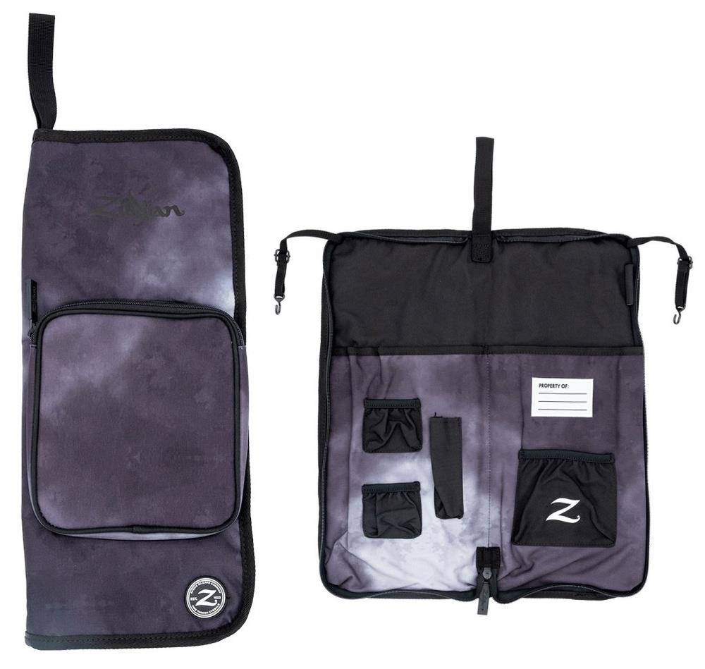 Bag de Baquetas Zildjian Black Rain Cloud média com diversas divisões e padrão top ZXSB00102 (16866)